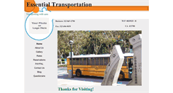 Desktop Screenshot of essentialtransportation.org